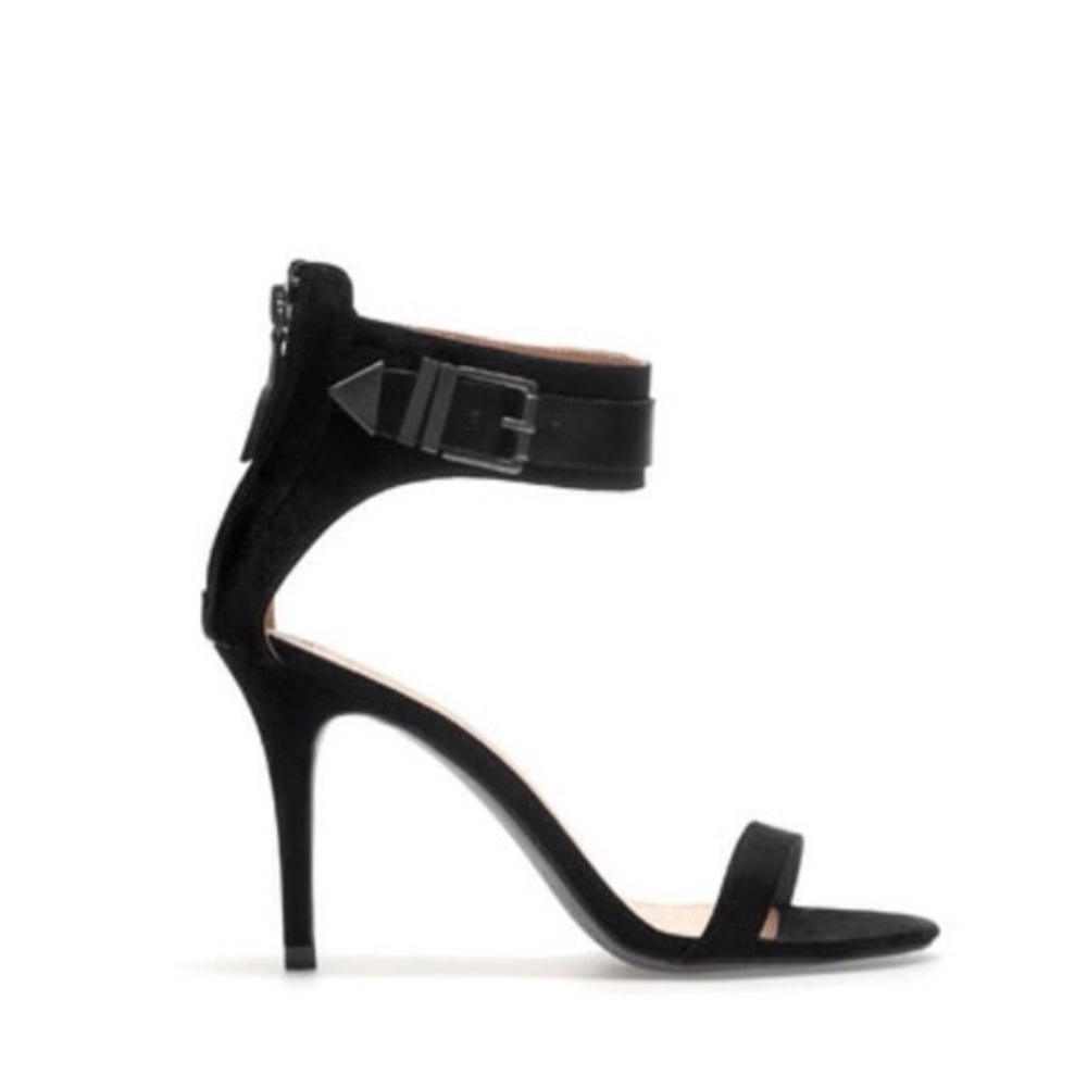 Zara high heel ankle strap sandals TRF